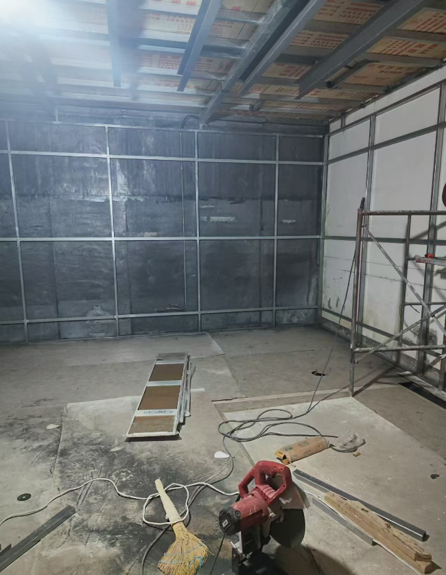 兰州SRT室治疗室铅板施工